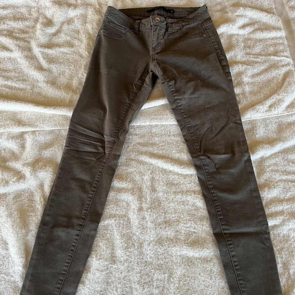 Harper Gray Skinny Jeans, Size 25